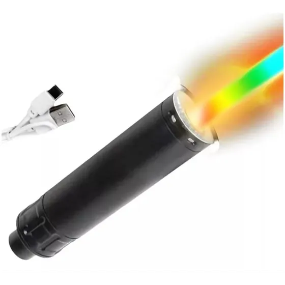 Silenciador Pistola M416 Con Luz Led Hidrogel Neon Juguete