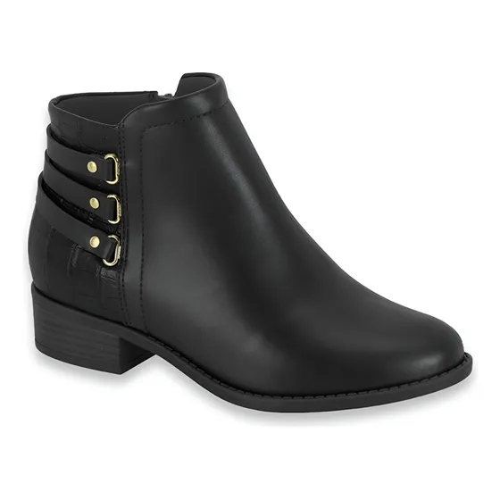 Bota Botineta Mujer Modare Ultra Confort Texana Caña Corta.
