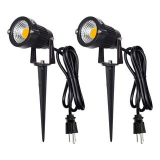 Foco Led De Jardín Impermeable 5w Ip65 Con Cable De 1.5m 2 U Foco Led De Jardín Impermeable 5w Ip65 Con Cable De 1.5m 2 U