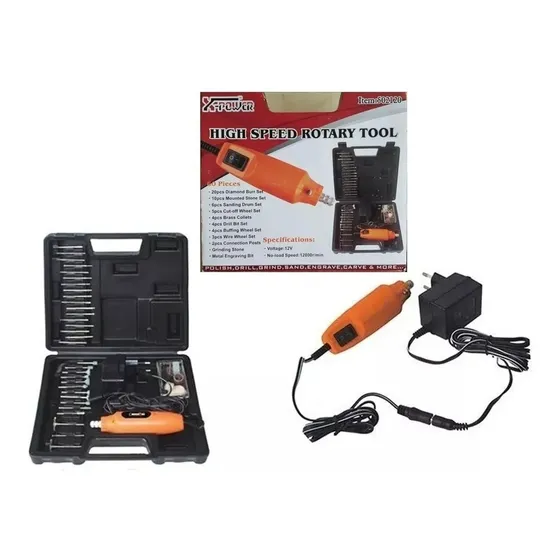 Mini Torno Multiproposito Herramientas 60 Accesorios