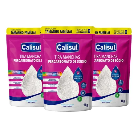 Percarbonato De Sódio Limpador Clareador Tira Manchas - 3kg