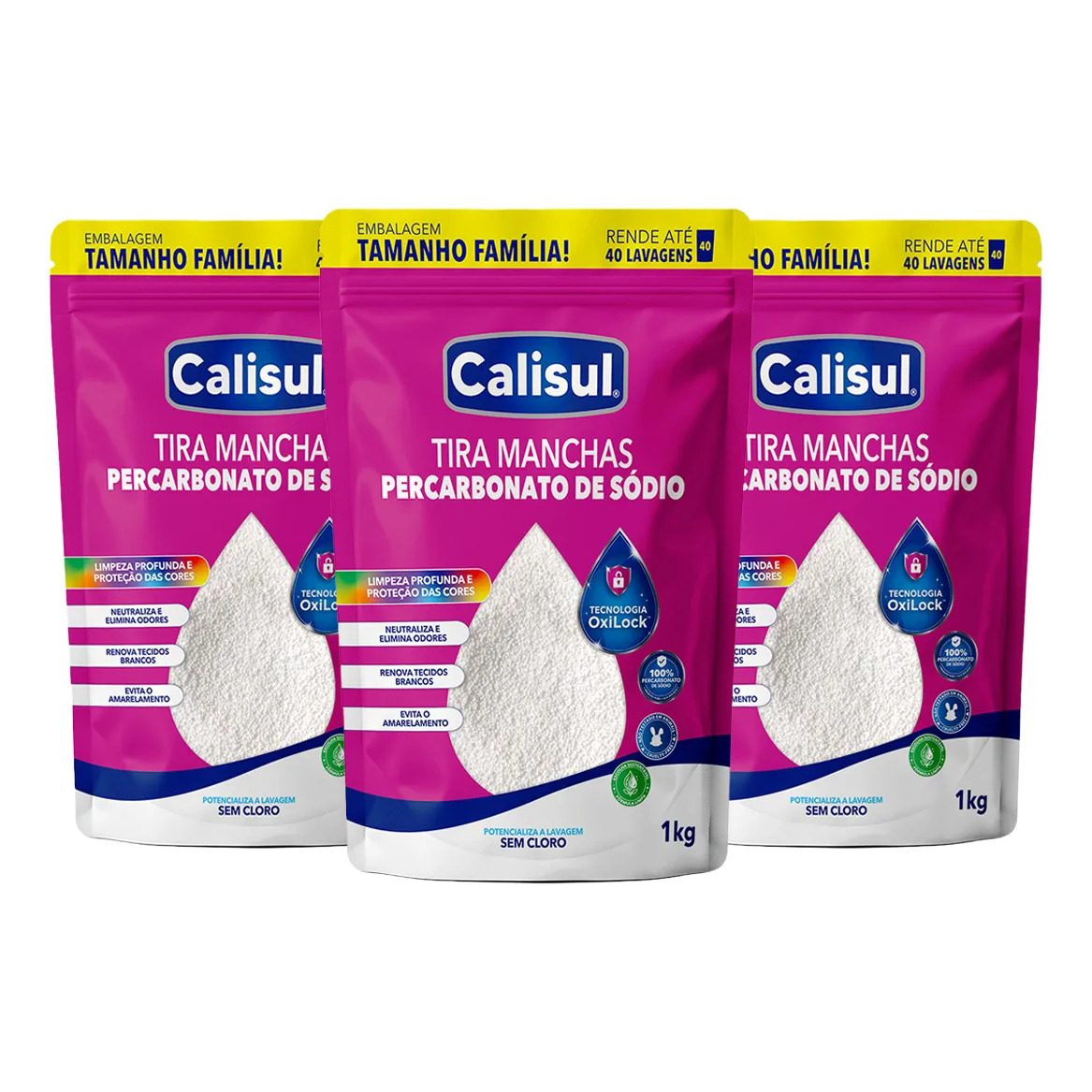 Percarbonato De Sódio Limpador Clareador Tira Manchas - 3kg