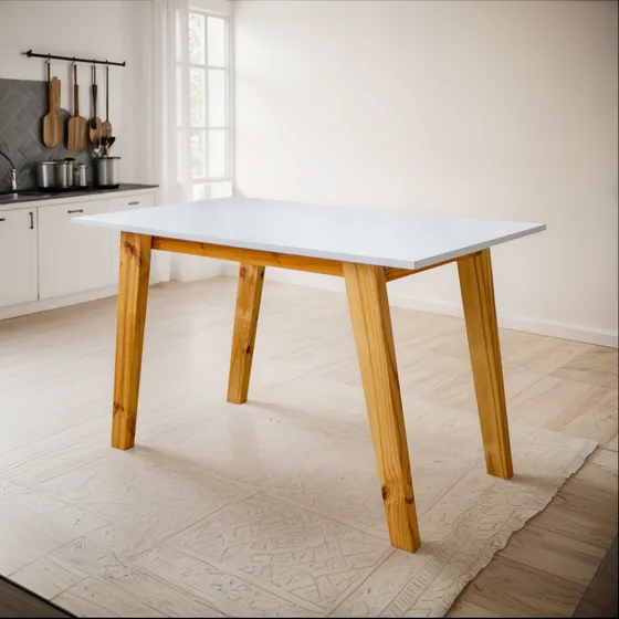 Mesa Escandinava Nórdica 140x80 Cm