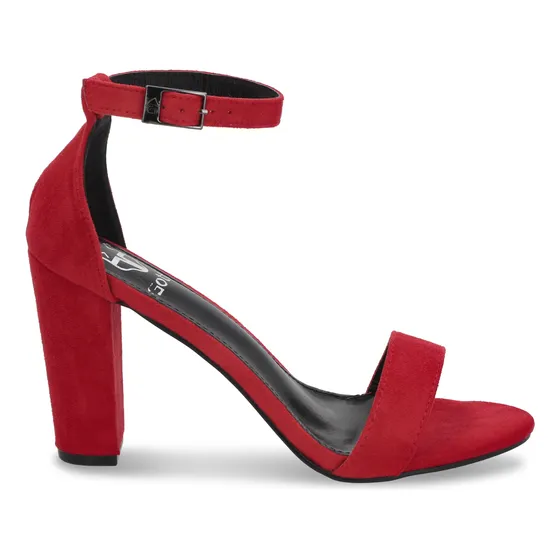 Sandalia Taco Roja 86123 Gotta