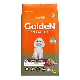 Ração Golden Fórmula Mini Bits Para Cães Adultos De Pequeno Porte Sabor Carne E Arroz 15kg Ração Golden Fórmula Mini Bits Para Cães Adultos De Pequeno Porte Sabor Carne E Arroz 15kg