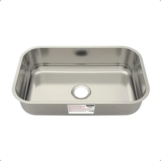Cuba Tramontina Retangular De Embutir Basic Inox 47x30x14,5