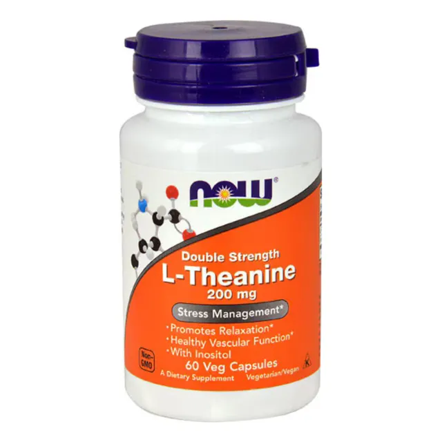 L - Teanina-  Doble Potencia 200 Mg L Theanine