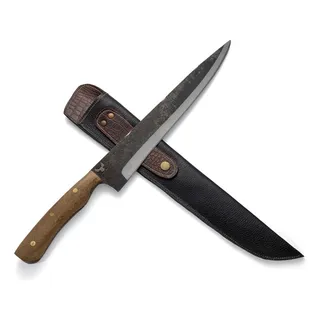 Faca Javalizeira Artesanal 12' Aço Carbono 1070 Caça Javali Faca Javalizeira Artesanal 12' Aço Carbono 1070 Caça Javali