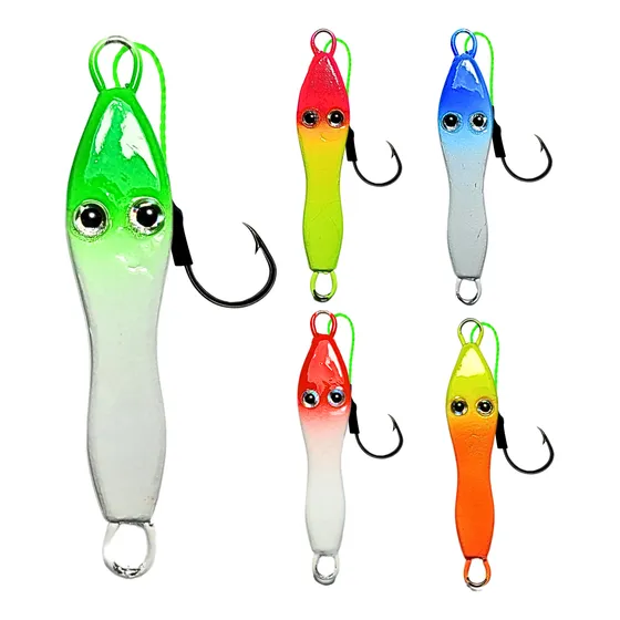 5 Jumping Jig Sapinho Com S.hook Robalo Pampo Corvina Isca