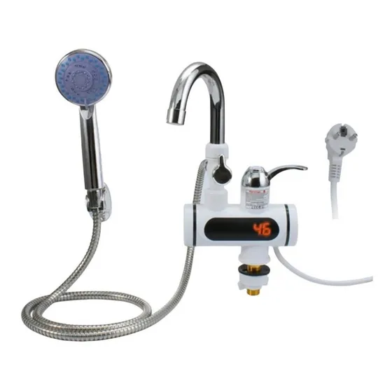 Grifo Eléctrico Calentador Para Baño