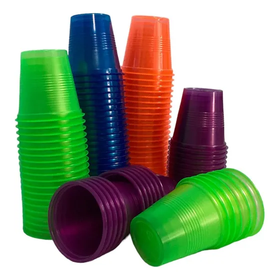 Vaso Shot Neón Tequilero Caballito Desechable 50 Pz/2oz.