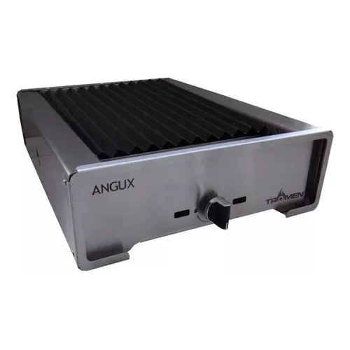 Parrilla Plancha Acero Inoxidable A Gas Tromen Angux 430