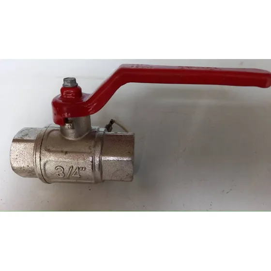Llave De Paso Completo 3/4 Cromada Nueva