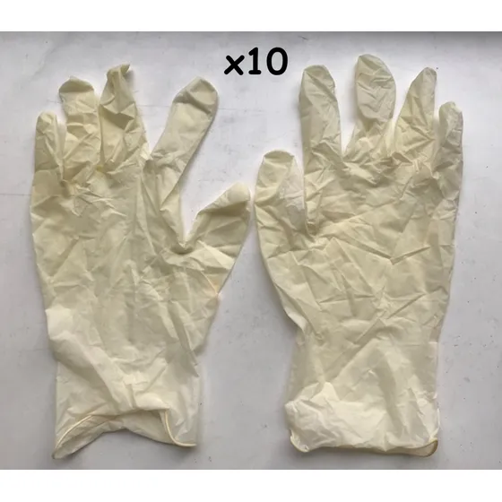 Guantes Latex Sueltos Al Detal - Precio 10 Pares