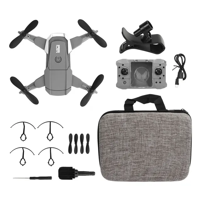 Mini Dron Negro Ky905 Con Cámara De 4k Plegable Altitude