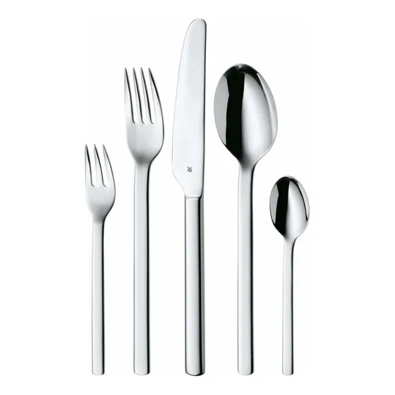 Cuberteria 60 Pieza Para 12 Persona Acero Inoxidable Pulido
