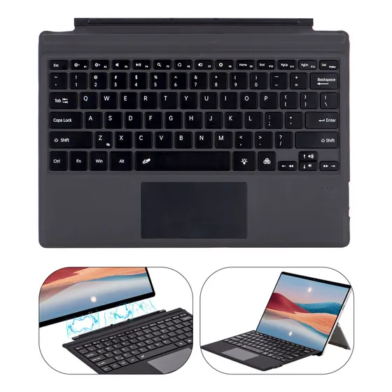 Teclado Retroiluminado Magnético Para Surface 3/4/5/6/7/go