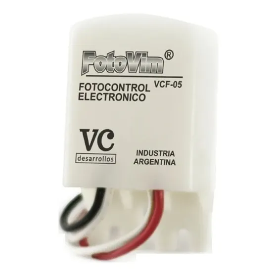 Fotocontrol Fotocelula Universal Llave Vc 1500w 4 Cables 