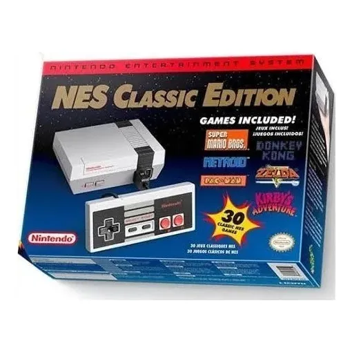 Nintendo Nes Classic Mini Standard Color Gris Y Blanco 2016 Gris/blanco