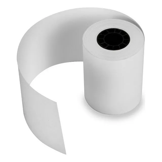 100 Rollos De Papel Termico 57x45 Mm Para Impresora De 58mm Color Negro