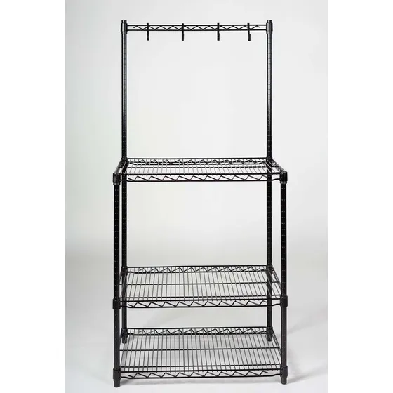 Estante Clasico Negro Para Panadero 17.7 In Profundidad