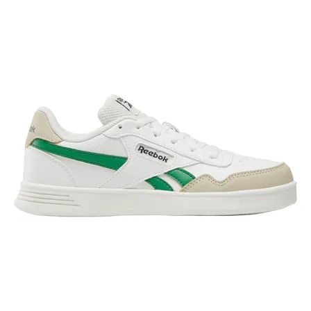 Tenis Reebok Court Advance Unisex Infantil Blanco Lisa 23 Mx