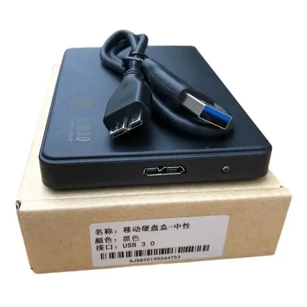 Cofre Case Para Disco Duro Sata 2.5 Usb3.0 /niupi Negro
