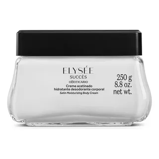 Elysée SuccÚs Creme Acetinado Hidratante Desodorante, 250g Tipo De Embalagem Pote Fragrùncia Elysée SuccÚs Elysée SuccÚs Creme Acetinado Hidratante Desodorante, 250g Tipo De Embalagem Pote Fragrùncia Elysée SuccÚs