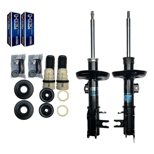 Par Amortecedor Kit Batente Dianteiro Onix 2013 2014 2015 