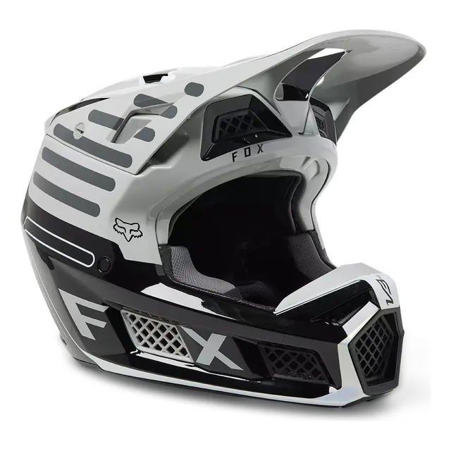 Capacete Motocross Trilha Fibra De Carbono Leve Fox V3