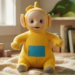 Pelúcia Teletubbies 30cm - Personagem Original Promoção Amarelo