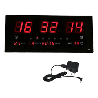 Reloj De Pared Con De Dígitos Led, Pantalla De 24 Reloj De Pared Con De Dígitos Led, Pantalla De 24