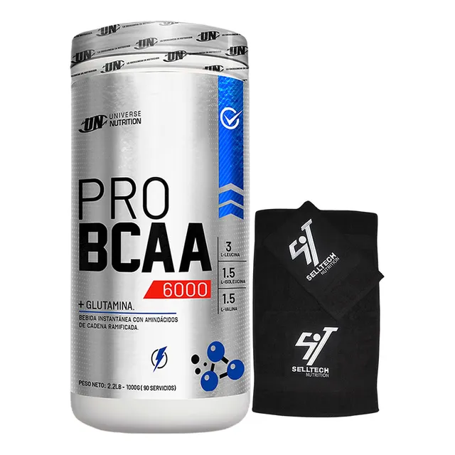 Universe Nutrition Pro Bcaa 6000 1kg Citrus Punch+toalla