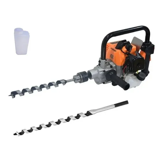 Mototaladro Lüsqtoff MTLE26-8 1050W 26cc naranja y negro