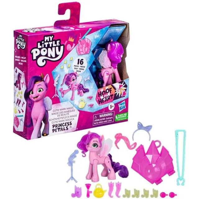 Juguete My Little Pony Figura Princess Petals Caja 16 Piezas