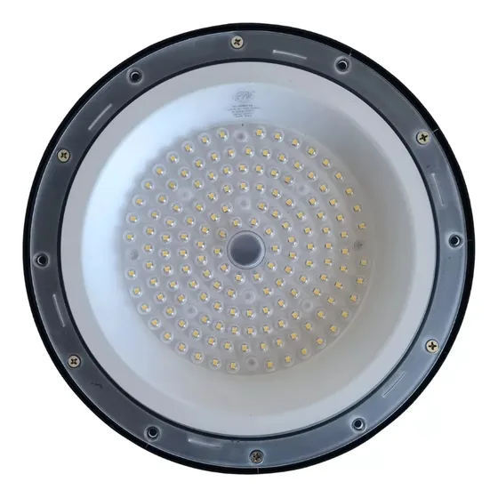 CTB Luminária Industrial Led High Bay Ufo Galpão Ip65 100w Cor da carcaça Preto Cor da luz Branco frio Bivolt