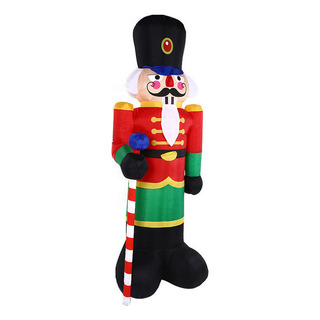 . Cascanueces Inflable Navideño De 2,4 M For Decoración . Cascanueces Inflable Navideño De 2,4 M For Decoración