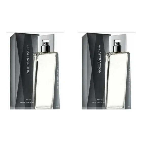 Pack X2 Perfume Attraction Caballero Avon