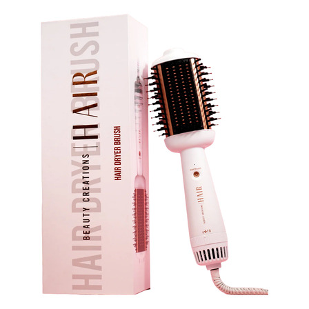 Cepillo Alaciador Secador Beauty Creations Blanco Rose Gold Cepillo Alaciador Secador Beauty Creations Blanco Rose Gold