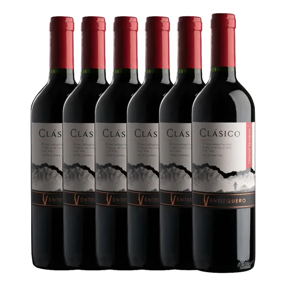 Vino Ventisquero Clasico Cabernet 750ml X 6 Unidades