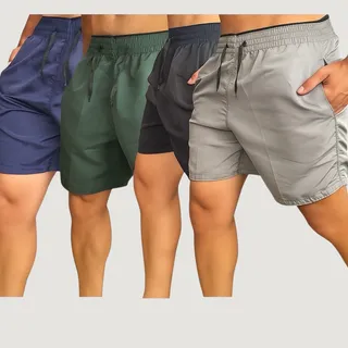 4 Short Tactel Masculino Bermuda Praia Casual Academia Bolso 4 Short Tactel Masculino Bermuda Praia Casual Academia Bolso