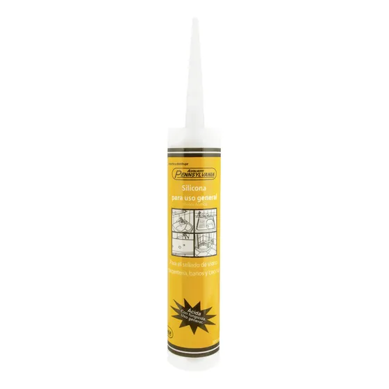 Silicona Ácida Pennsylvania, Uso General,300ml. Nalon