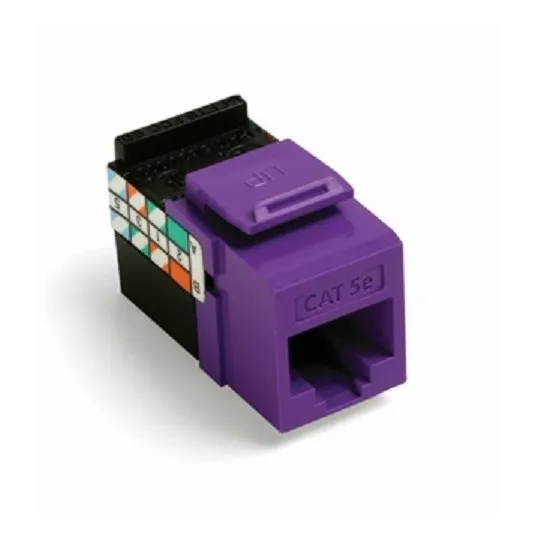 Jack Coupler Data Rj45 Cat5 E Leviton Morado