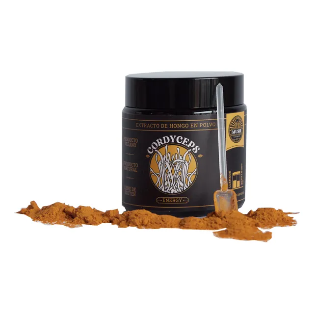 Cordyceps Militaris Extracto Polvo Orgánico - Frasco X 60 G Sin Sabor