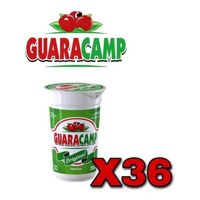 Refresco Guaracamp Original 285ml - 36 Copos- Atacado