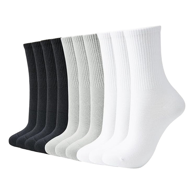 Kit 12 Pares Meia Cano Medio Alto Longo Sport Academia Cores Kit 12 Pares Meia Cano Medio Alto Longo Sport Academia Cores