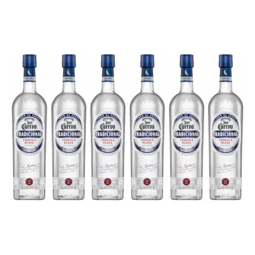 Pack De 6 - Tequila José Cuervo Tradicional Plata 950ml
