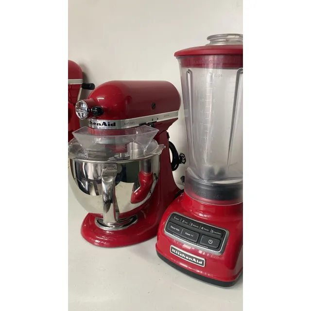 Kit Batedeira E Liquidificador Kitchenaid Vermelho 60hz