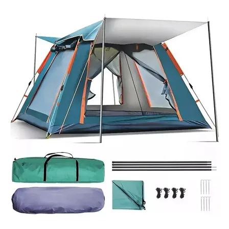 Tienda Casa Campaña Grandes Para Acampar 4-6persona215x215cm
