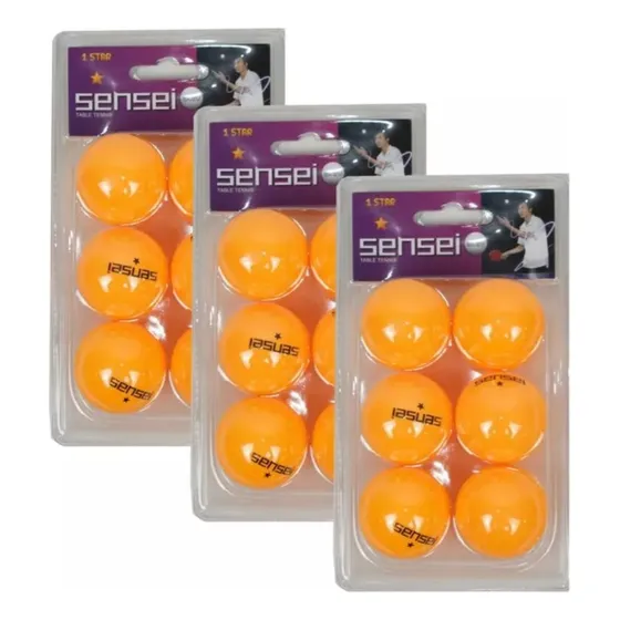Set Pelotas Sensei Pro Ping Pong Tenis De Mesa